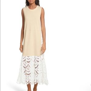 See By Chloe Eyelet Panel Dress